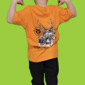 KIDS ORANGE 25 ANIVERSARY T SHIRT